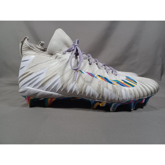 Nike Shoes Mens Sz 17 Alpha Menace Pro Crucial Catch Football Cleat AV4105-100 - Picture 4 of 10